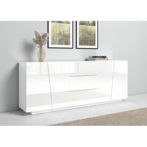 „Sideboard TECNOS „“Vega““ Sideboards weiß (weiß hochglanz) Sideboards Breite 220 cm“