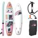 SUP-Board F2 "Mono women ohne Paddel" Wassersportboards Gr. 10,5 320 cm, rosa Stand Up Paddle