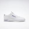 Sneaker REEBOK CLASSIC "EX-O-FIT CLEAN LOGO INT", Gr. 45, blau (int, weiß, royal, blau), Leder, sportlich, Schuhe Herrenschuh Sneaker