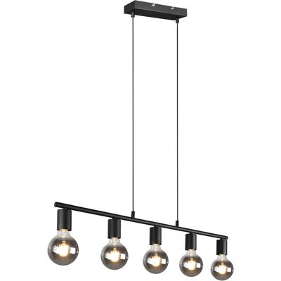 REALITY LEUCHTEN Pendelleuchte "VANNES", schwarz, H: 150cm, Lampen, E27-Leuchtmittel frei wählbar, ideal für Küche und Wohnbereich Image