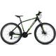 Mountainbike KS CYCLING "Morzine" Fahrräder Gr. 53 cm, 27,5 Zoll (69,85 cm), schwarz (schwarz, grün) Hardtail