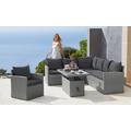 Gartenlounge-Set MERXX "Chicago" Sitzmöbel-Sets grau Outdoor Möbel