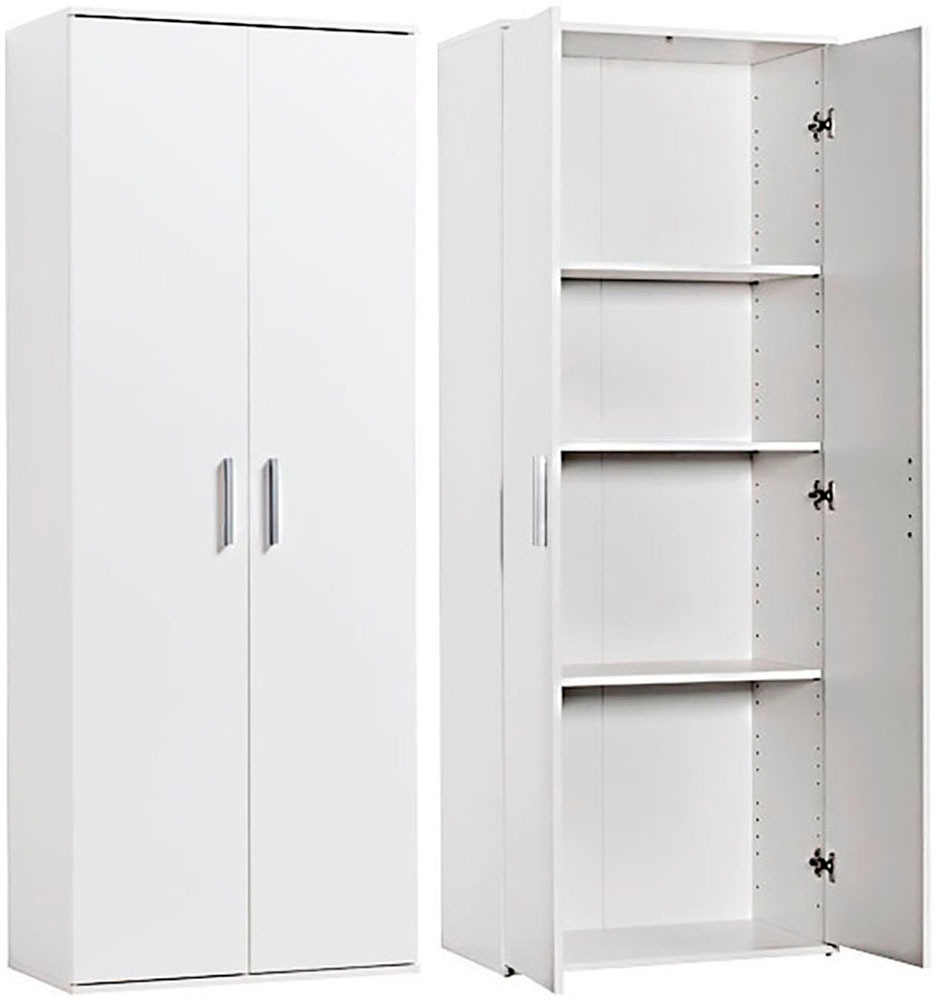 Mehrzweckschrank PROCONTOUR "Schrank Clara TOPSELLER", weiß, B:64cm H:167cm T:34cm, Schränke, Mehrzweckschrank, Höhe 167cm mit variabel verstellbaren Einlegeböden