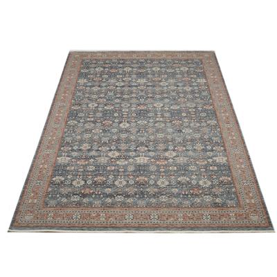 Teppich OCI DIE TEPPICHMARKE "GRAND FASHION 01", blau (blau, terra), B:140cm H:5mm L:200cm, Polyester, Teppiche Image