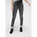 Jogg Pants KANGAROOS Gr. 48, N-Gr, grau (light, grey, used) Damen Jeans Jogger-Pants Stretchjeans Jogg Treggings Destroyed-Jeans Jeggings Slim-fit-Jeans Homewear Hose Jogginghosen