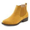 Chelseaboots VIVANCE, Damen, Gr. 36, gelb (safran), Obermaterial: 100% Textilmaterial. Futter: 100% Lederimitat. Decksohle: 100% Textilmaterial. Laufsohle: 100% Synthetik, unifarben, Basic, Schuhe Chelseaboots Ankleboots, bequem zum Reinschlüpfen,...