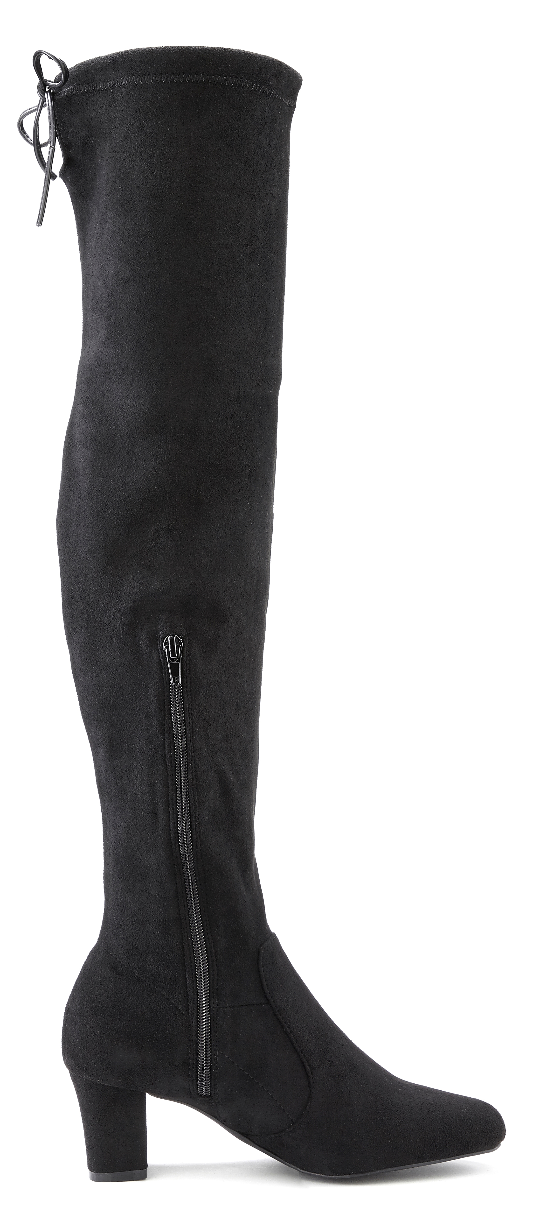 Overkneestiefel LASCANA, Damen, Gr. 39, Varioschaft, schwarz, Obermaterial: 100% Textilmaterial. Futter: 100% Textilmaterial. Decksohle: 100% Lederimitat. Laufsohle: 100% Synthetik, unifarben, Schuhe, Slouchy Boots,Langschaft Stiefel,Schlupf-Boot,...