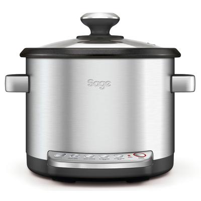 SAGE Reiskocher "SRC600BSS the Risotto Plus", silber (brushed stainless steel (edelstahl)), B:29,5cm H:26,9cm T:31,9cm, Reiskocher Image