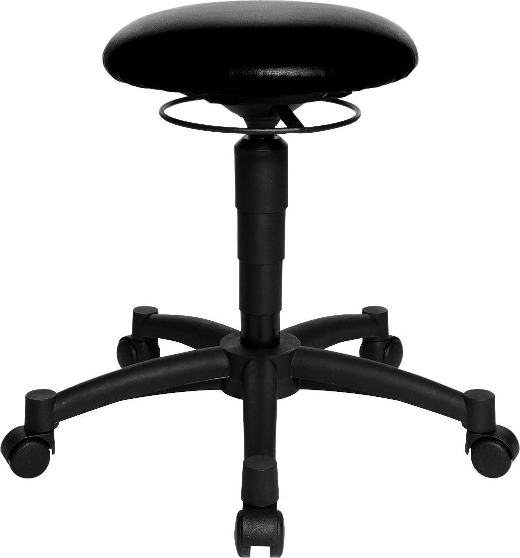 Arbeitshocker TOPSTAR "Body Balance 10", schwarz, B:60cm H:55cm T:60cm, Hocker