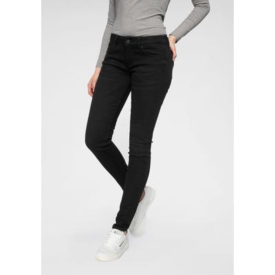 Skinny-fit-Jeans PEPE JEANS "SOHO", Damen, Gr. 31, Länge 30, schwarz (s98 10oz), Denim/Jeans, Obermaterial: 92% Baumwolle, 6% Polyester, 2% Elasthan, casual, skinny fit, Jeans, im 5-Pocket-Stil mit 1-Knopf Bund und Stretch-Anteil Image