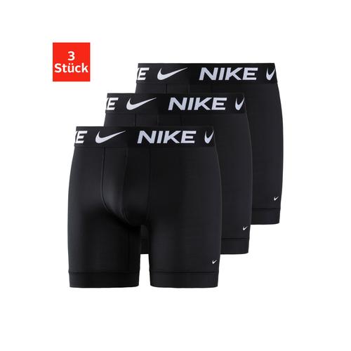 Boxer NIKE UNDERWEAR Gr. M, schwarz Herren Unterhosen mit besonders langem Bein