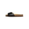 Sandale HENRY STEVENS "Drew ERS", Damen, Gr. 37, schwarz, Leder, Basic, Schuhe Pantolette Schlappen