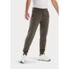 Sweathose S.OLIVER, Herren, Gr. 52/54 (L), N-Gr, grün (khaki), Sweatware, Obermaterial: 60% Baumwolle, 40% Polyester, unifarben, Basic, bequem lang, Hosen, Jogginghose mit seitlichen Rippeneinsatz