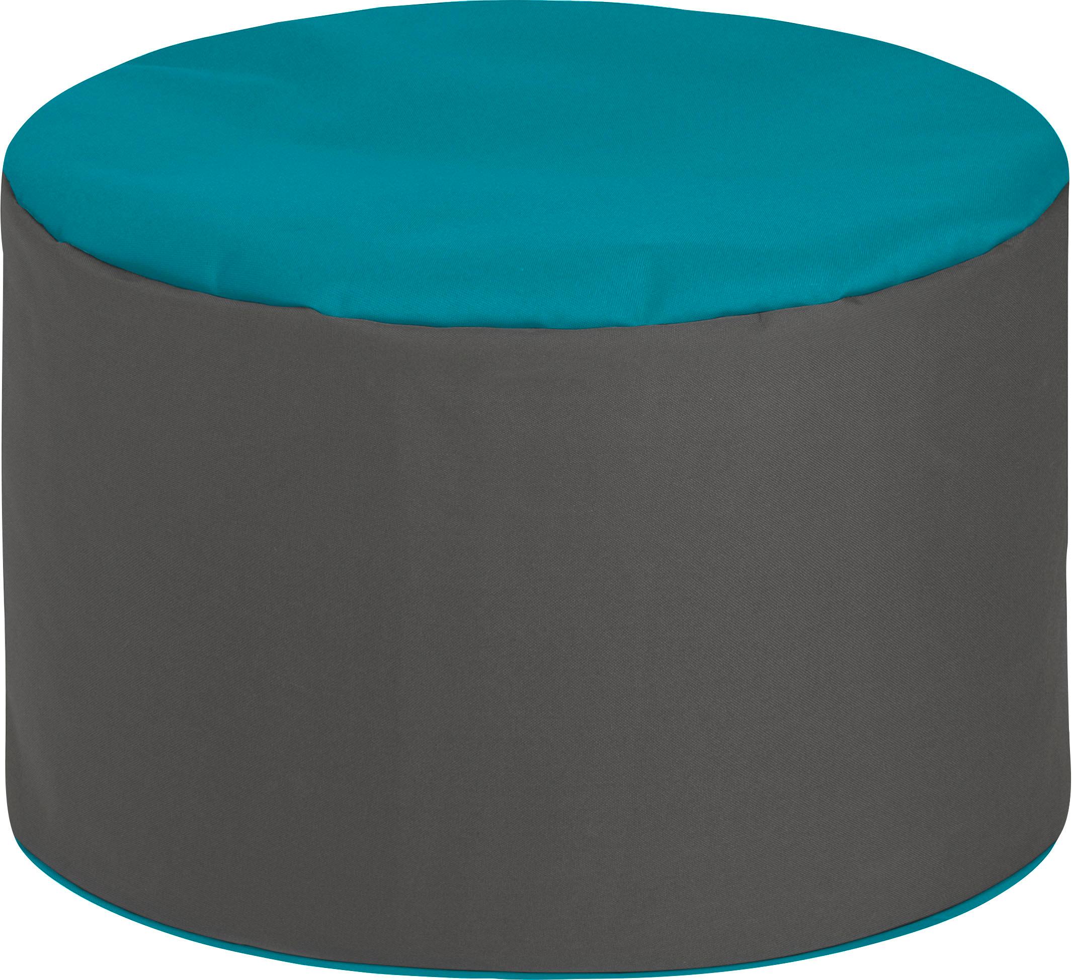 Sitzsack SITTING POINT "SCUBA Bebop DotCom", blau (petrol), Sitzsäcke, Sitzsack, zweifarbig