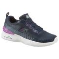 Sneaker SKECHERS "SKECH-AIR DYNAMIGHT LUMINOSITY" Gr. 41, blau (navy, lila) Damen Schuhe Modernsneaker Sneaker low Schnürschuhe