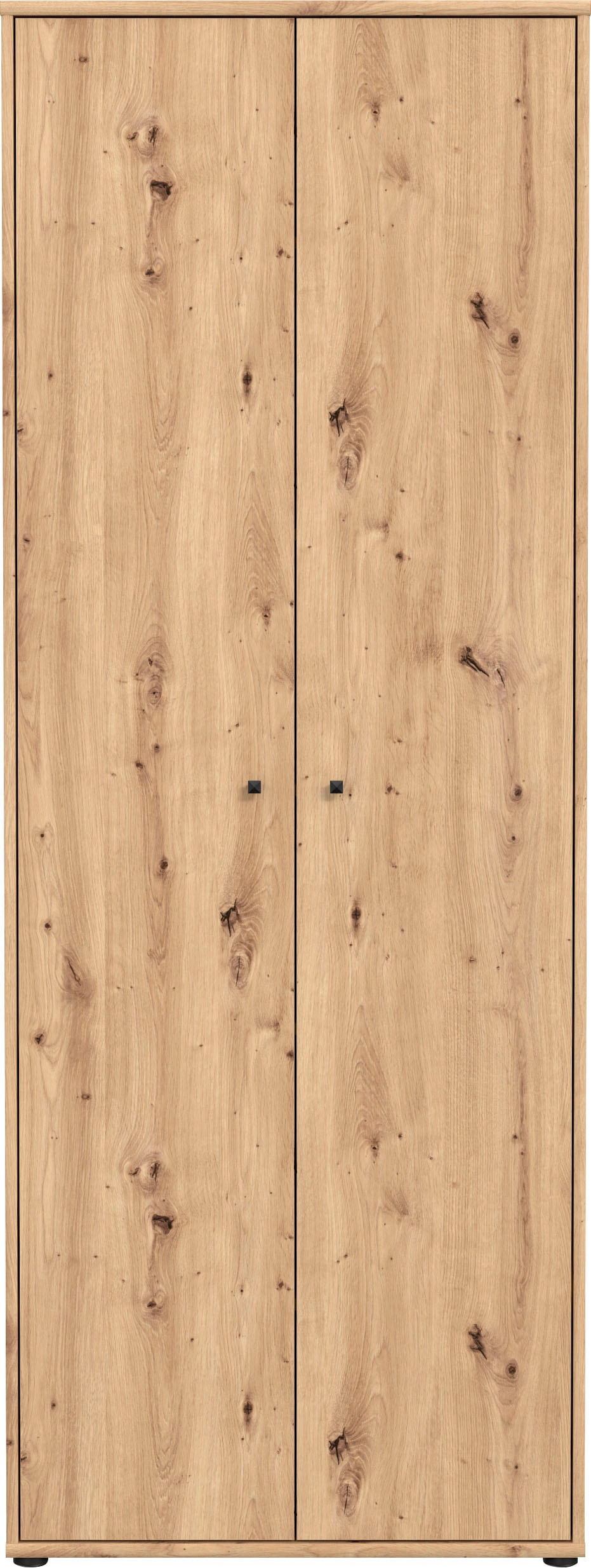 Schuhschrank FORTE "Tempra", braun (artisan eiche), B:73,7cm H:197,5cm T:34,8cm, Dekorfolie, FSC-zertifizierter Holzwerkstoff, Schränke, Schuhschrank, Breite 73,7 cm