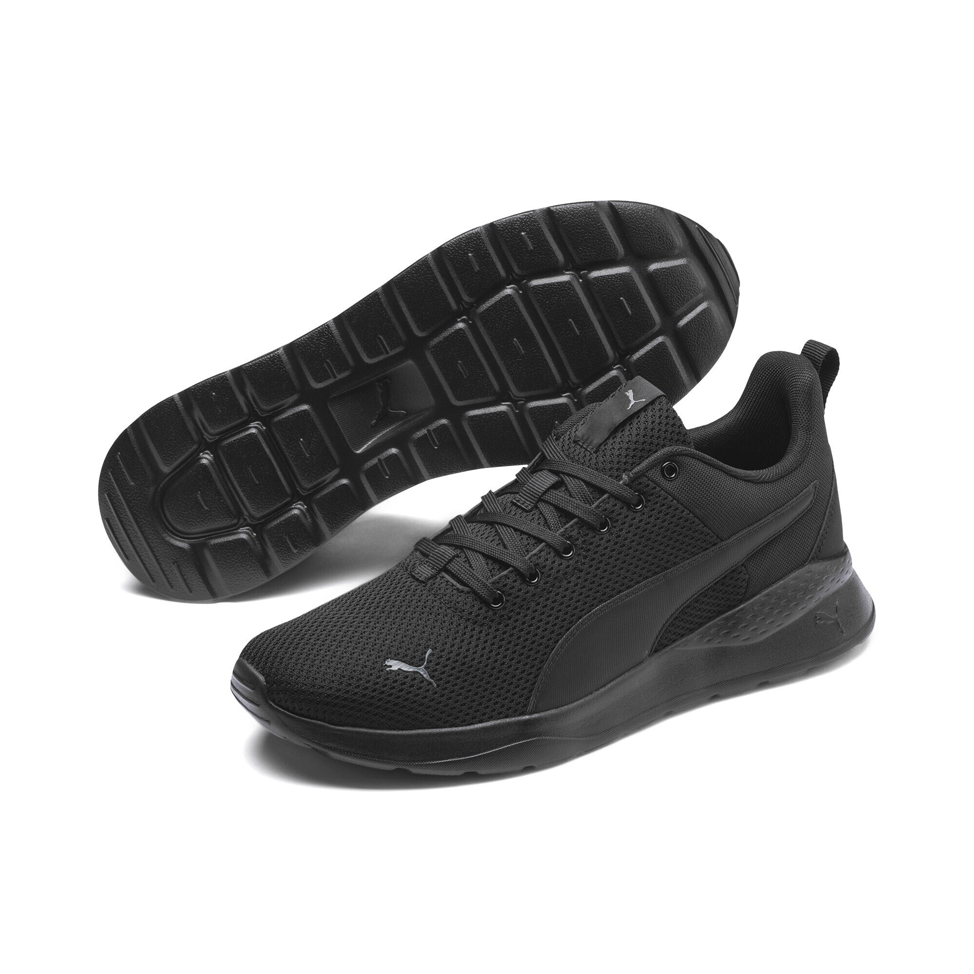 Sneaker PUMA "Anzarun Lite Sneakers Erwachsene", Herren, Gr. 42, schwarz, Obermaterial: Synthetik, Textil; Futter: Textil; Innensohle: Textil; Laufsohle: Synthetik, Gummi, Schuhe Sneaker