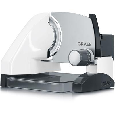 GRAEF Allesschneider "SlicedKitchen SKS 50001", weiß, B:29,5cm H:28,5cm T:37cm, Allesschneider, inkl. Aufbewahrungsbox & MiniSlice-Aufsatz, weiß Image