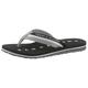 Zehentrenner TOMMY HILFIGER "TOMMY LOVES NY BEACH SANDAL" Gr. 37, schwarz-weiß (schwarz, weiß) Damen Schuhe Zehentrenner