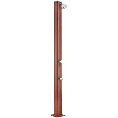 Solardusche GRE "DSALR32W", braun, B:15cm H:210cm L:13,6cm, Aluminium, Outdoorduschen, 210 cm Höhe, 32 l Tank Image