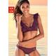 Triangel-Bikini JETTE Gr. 40, Cup C/D, rot (bordeau) Damen Bikini-Sets Ocean Blue