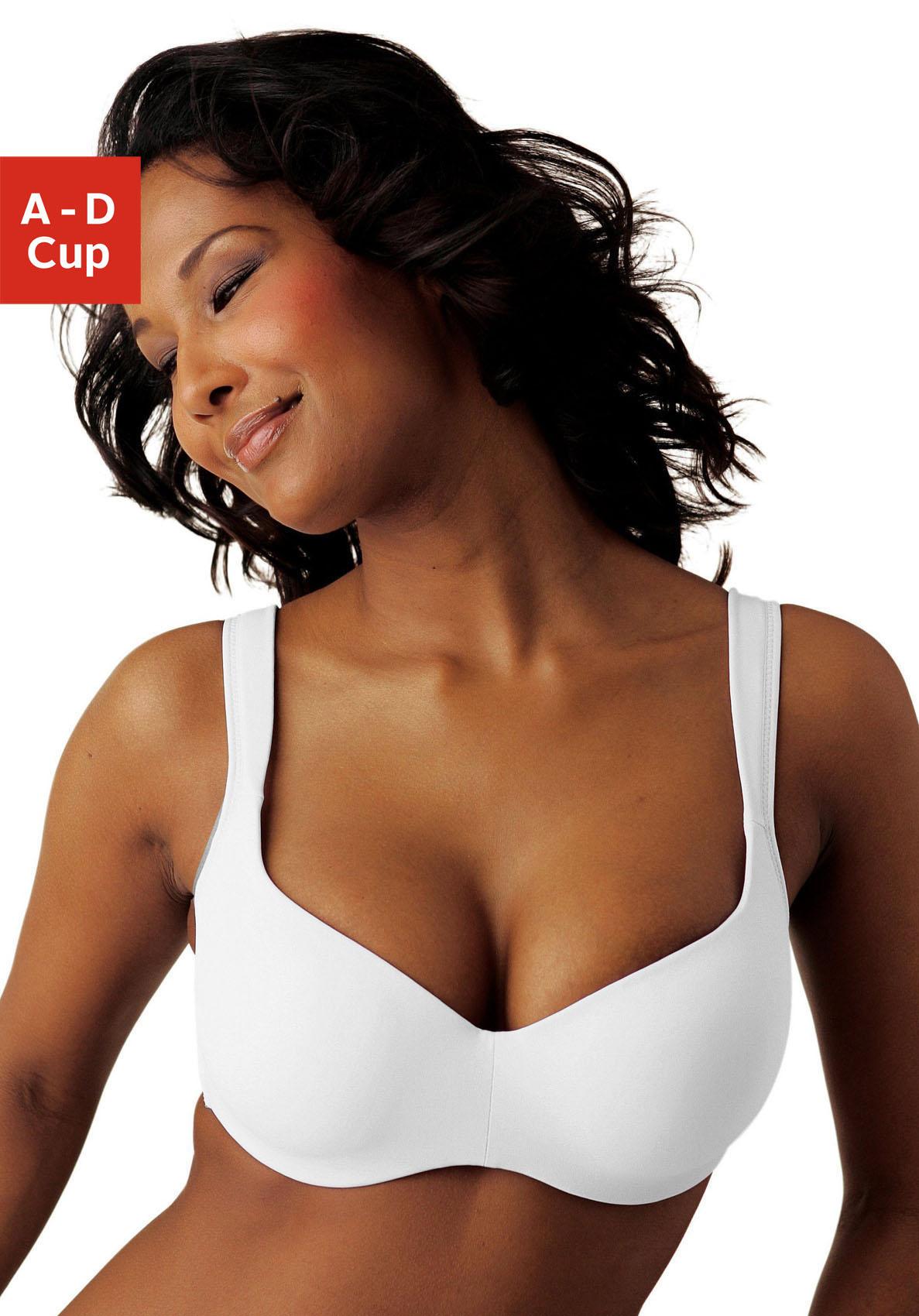 Schalen-BH NUANCE "Optimizer", Damen, Gr. 85, Cup A, weiß, Microtouch, Obermaterial: 82% Polyamid (TACTEL), 18% Elasthan (LYCRA), BHs, mit Bügel