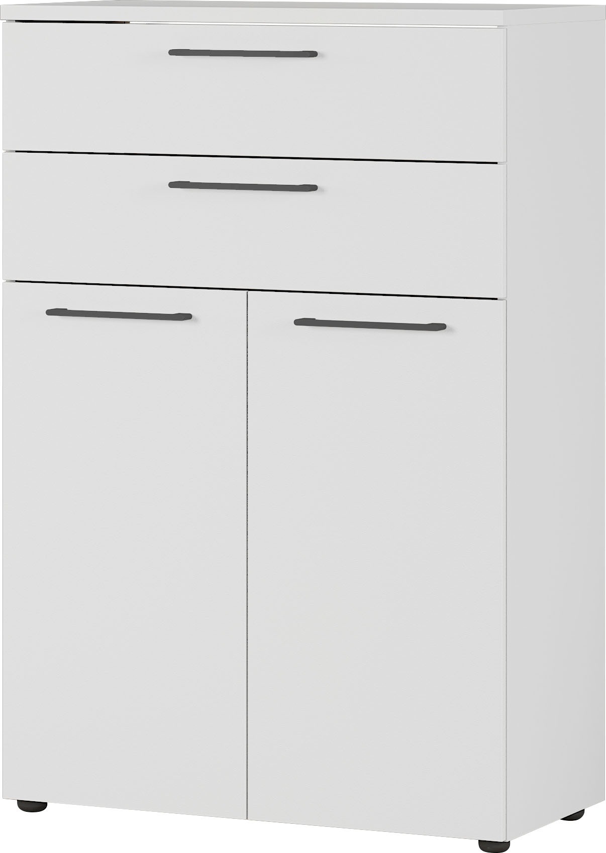 „Aktenschrank GERMANIA „“GW-Agenda““ Schränke Gr. B/H/T: 80 cm x 120 cm x 40 cm, 2 St., grau (lichtgrau) Aktenschränke“