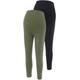 Umstandsleggings MAMALICIOUS "MLLEA" Gr. M (38), N-Gr, grün (schwarz, khaki) Damen Hosen Umstandshosen