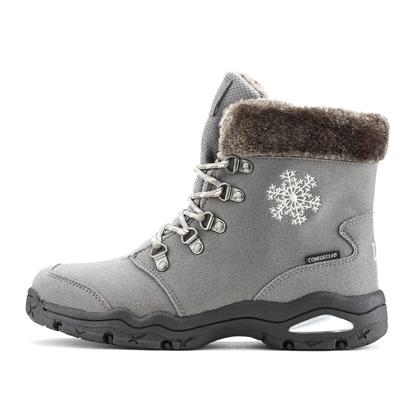 Winterstiefelette LASCANA, Damen, Gr. 37, grau (anthrazit), Obermaterial: 100% Synthetik. Futter: 100% Polyester. Deckso