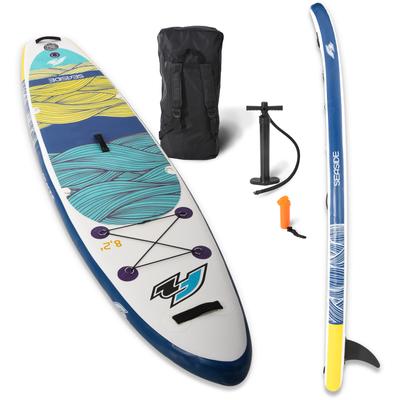 SUP-Board F2 "Seaside Kid ohne Paddel" Wassersportboards Gr. 9,2 280 cm, grün Stand Up Paddle