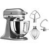 KITCHENAID Küchenmaschine "Artisan 5KSM125ECU", silber (kontur, silber), B:24cm H:36cm T:37cm, Küchenmaschinen, Kontur-Silber
