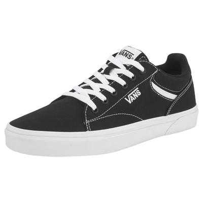 Sneaker VANS "Seldan", Gr. 41, schwarz, Textil, sportlich, Schuhe Sneaker low Skaterschuh Canvassneaker, aus textilem Ca