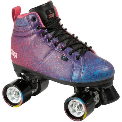 Rollschuhe CHAYA "Air Brush" Gr. 39, bunt (blau, pink, schwarz), Inlineskates_Rollschuhe_Schlittschuhe, Kinder, 39, Kunstfaser, Lederimitat