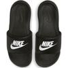 Badesandale NIKE SPORTSWEAR "VICTORI ONE SLIDE", Gr. 38, schwarz-weiß (schwarz, weiß), Synthetik, unifarben, kontrastfarbene Details, sportlich, Schuhe