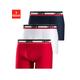 Boxer LEVI'S Gr. L, 3 St., bunt (navy, rot, weiß) Herren Unterhosen Levi's