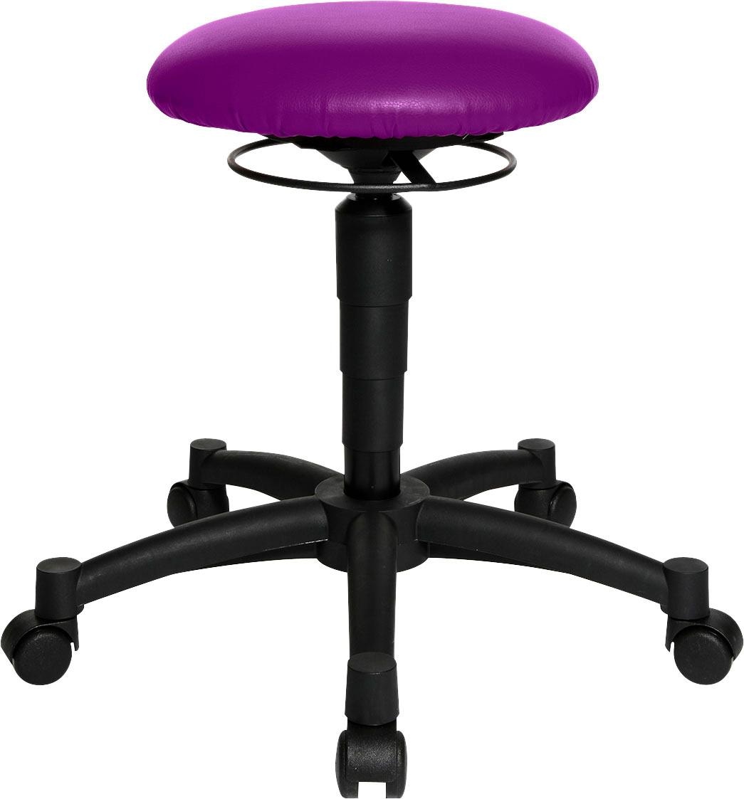 Arbeitshocker TOPSTAR "Body Balance 10", lila, B:60cm H:55cm T:60cm, Hocker