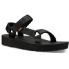 Sandale TEVA "Midform Universal", Gr. 40, schwarz, Textil, sportlich, Schuhe, mit Klettverschluss