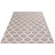 Teppich CARPET CITY "Outdoor" Teppiche Gr. B/L: 140 cm x 200 cm, 5 mm, 1 St., beige Orientalische Muster UV-beständig, Flachgewebe, auch in quadratischer Form erhältlich