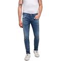 Slim-fit-Jeans REPLAY "ANBASS HYPERFLEX BIO" Gr. 30, Länge 32, grey blue a05 Herren Jeans Slim Fit