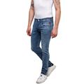 Slim-fit-Jeans REPLAY "ANBASS HYPERFLEX BIO" Gr. 30, Länge 32, blau (grey blue a05) Herren Jeans Slim Fit