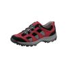 Schnürschuh WALDLÄUFER, Damen, Gr. 6, rot (rot, schwarz), Textil, Nubukleder, sportlich, Schuhe