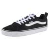 Sneaker VANS "Filmore", Gr. 40, schwarz-weiß (schwarz, weiß), Leder, Textil, sportlich, Schuhe Sneaker low Skaterschuh, angelehnt an das Design vom Sk8 Low