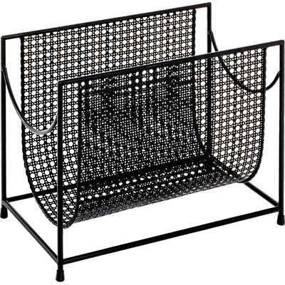 Zeitungsständer HAKU "22517", schwarz, B:37cm H:30cm T:22cm, Metall, Zeitungsständer, Breite 37 cm Image