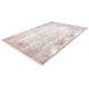 Teppich CALO-DELUXE "Miran 135" Teppiche Gr. B/L: 160 cm x 230 cm, 12 mm, 1 St., rosa (lachs, grau) Esszimmerteppiche Vintage Design, mit Fransen, Wohnzimmer