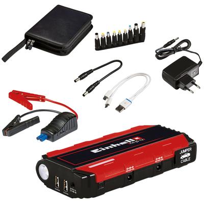 EINHELL Starthilfegerät "CE-JS 12" Akkumulatoren 3 x 3700 mAh Gr. 19 V 1000 mAh, rot (rot/schwarz)