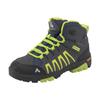 Wanderschuh MCKINLEY "Denali MID AQX J", Gr. 35, grau (anthra, lime), Synthetik, Textil, sportlich, Schuhe, Wasserdicht