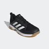 Handballschuh ADIDAS PERFORMANCE "LIGRA 7 INDOOR", Gr. 44, schwarz-weiß (core schwarz, cloud weiß, core schwarz), Synthetik, Textil, sportlich, Schuhe