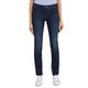 Gerade Jeans TOM TAILOR "Alexa Straight" Gr. 32, Länge 30, blau (dark stone washed) Damen Jeans Gerade Bestseller