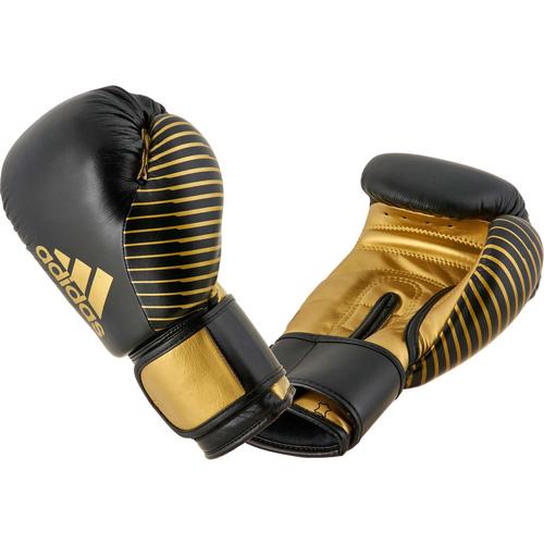 "Boxhandschuhe ADIDAS PERFORMANCE ""Competition Handschuh"" Gr. M 12 oz, schwarz (black, gold) Boxhandschuhe"