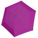 Taschenregenschirm KNIRPS "U.200 Ultra Light Duo, Berry" lila (berry) Regenschirme Taschenschirme